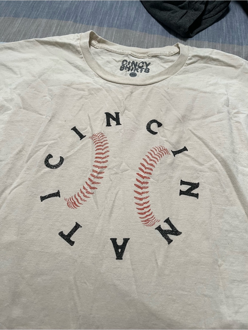 Cincy Cream Baseball Graphic Tee